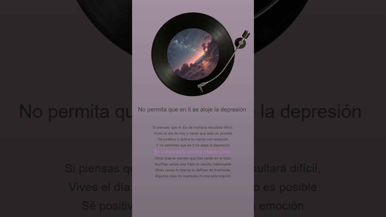 NO PERMITA QUE EN TI SE ALOJE LA DEPRESIÓN 