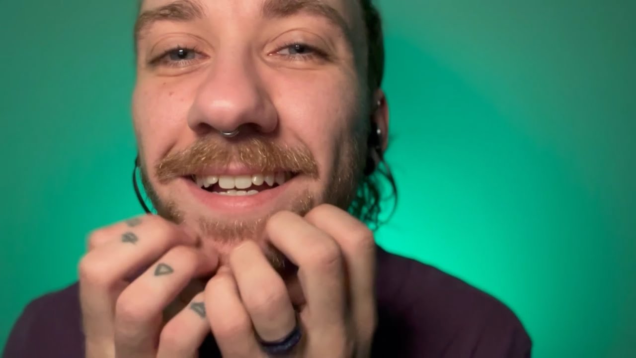 ASMR | Slow Teeth Tapping + Beard Scratching 🦷🧔🏼