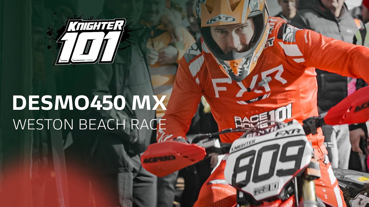 David Knight // Desmo450 MX // Weston Beach Race