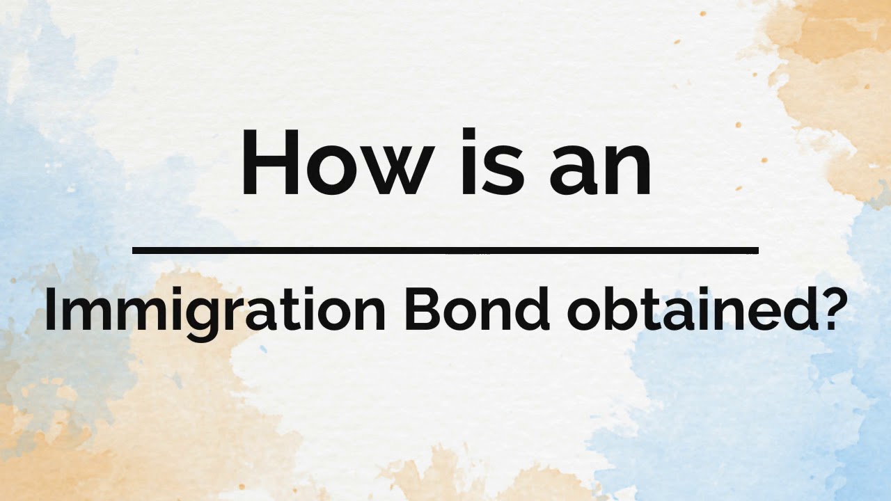 Learn What An Immigration Bond Is