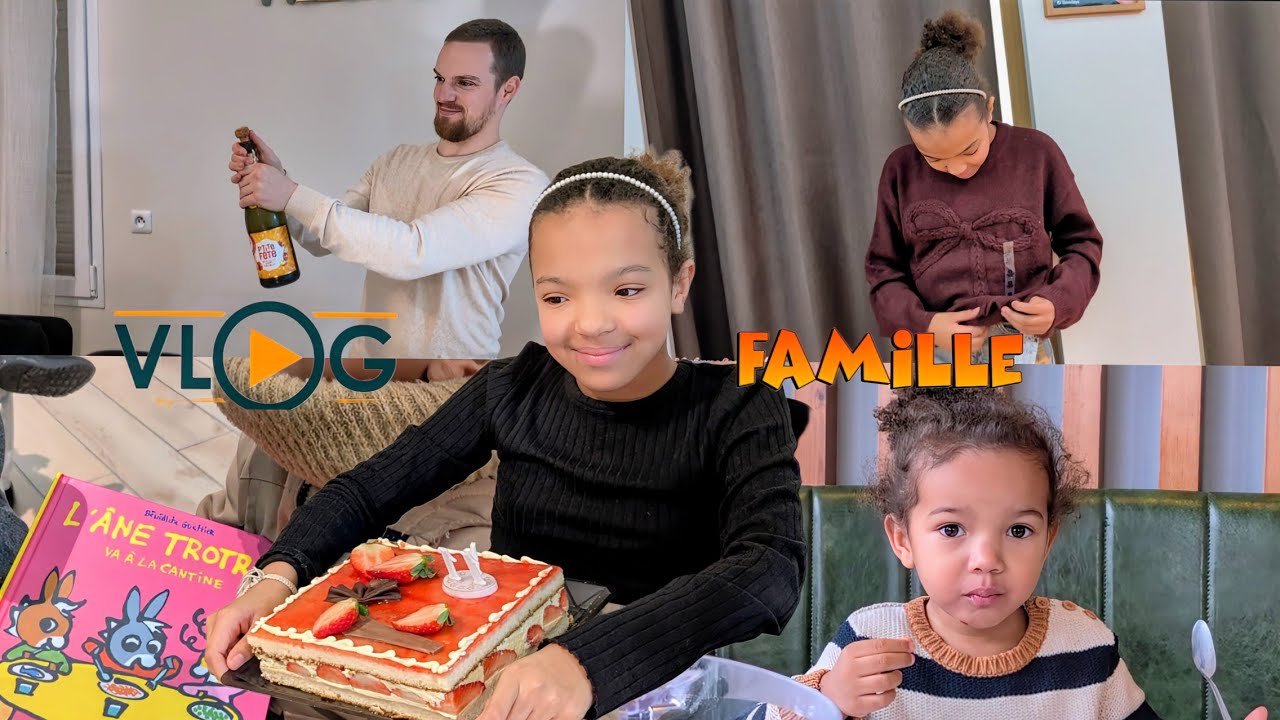 Vlog/ANNIVERSAIRE DE LENAYA 🎉 | 11 ans, restaurant et shopping en famille !