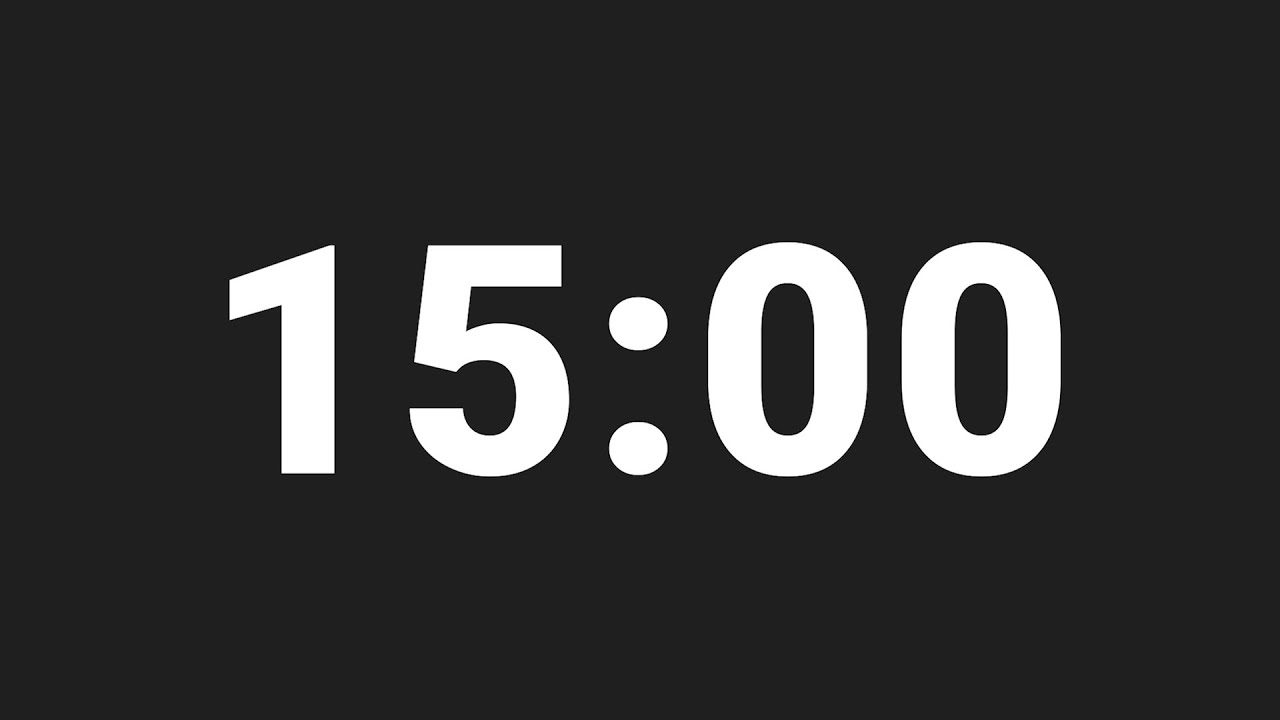 Cronômetro de 15 Minutos