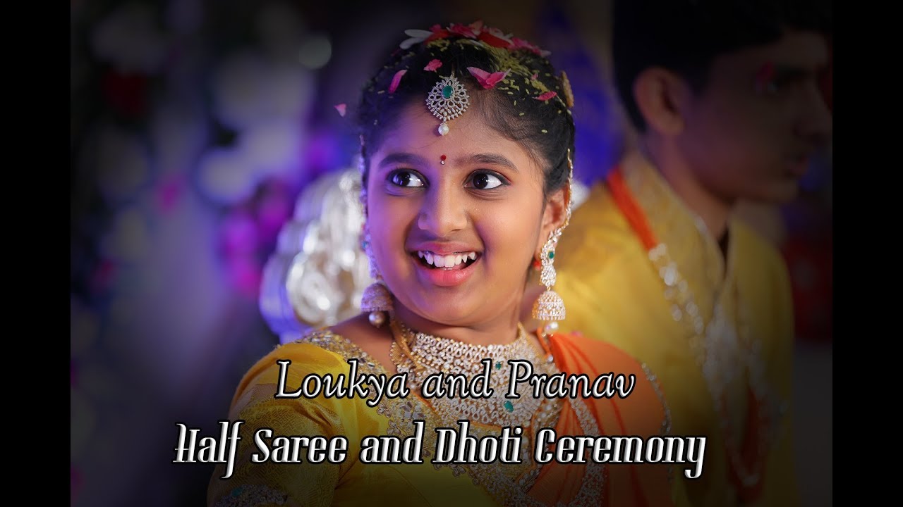 Loukya Half Saree & Pranav Dothi ceremony teaser | Clikon photography | Vizag