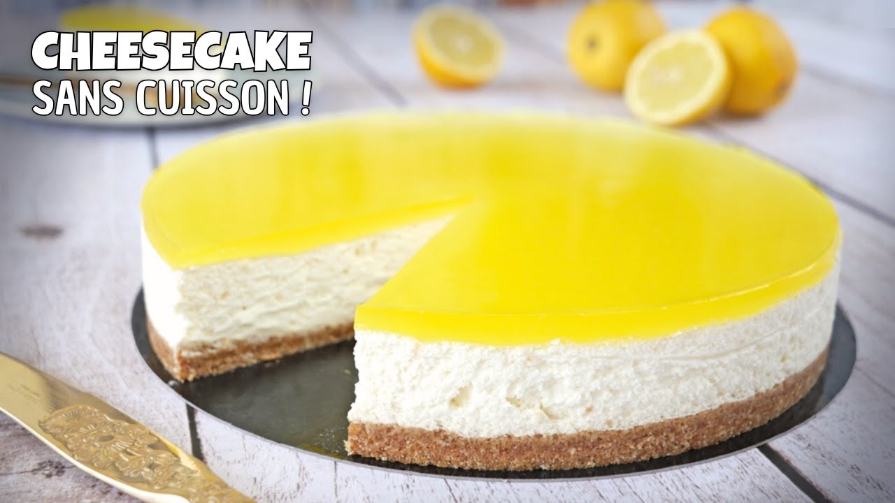 CHEESECAKE CITRON 🍋 SPÉCULOOS Recette Facile SANS CUISSON (Ultra Frais)