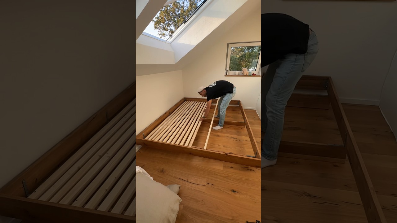 XXL Bett einfach selber bauen 🤩 #diyprojects #diycraft #diyideen #makeover #diyideas
