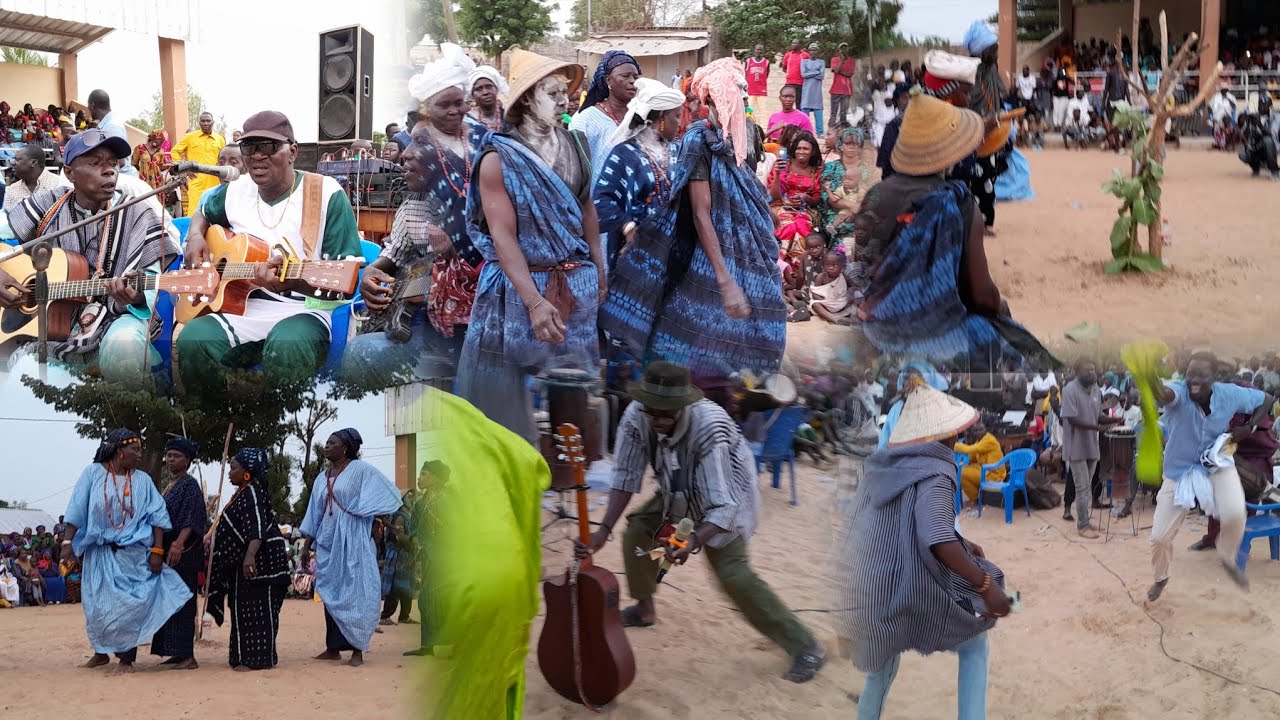 Nguél a Diofior avec les Anciens de la Troupe de Fatma Ndiaye Lou Extraordinaire