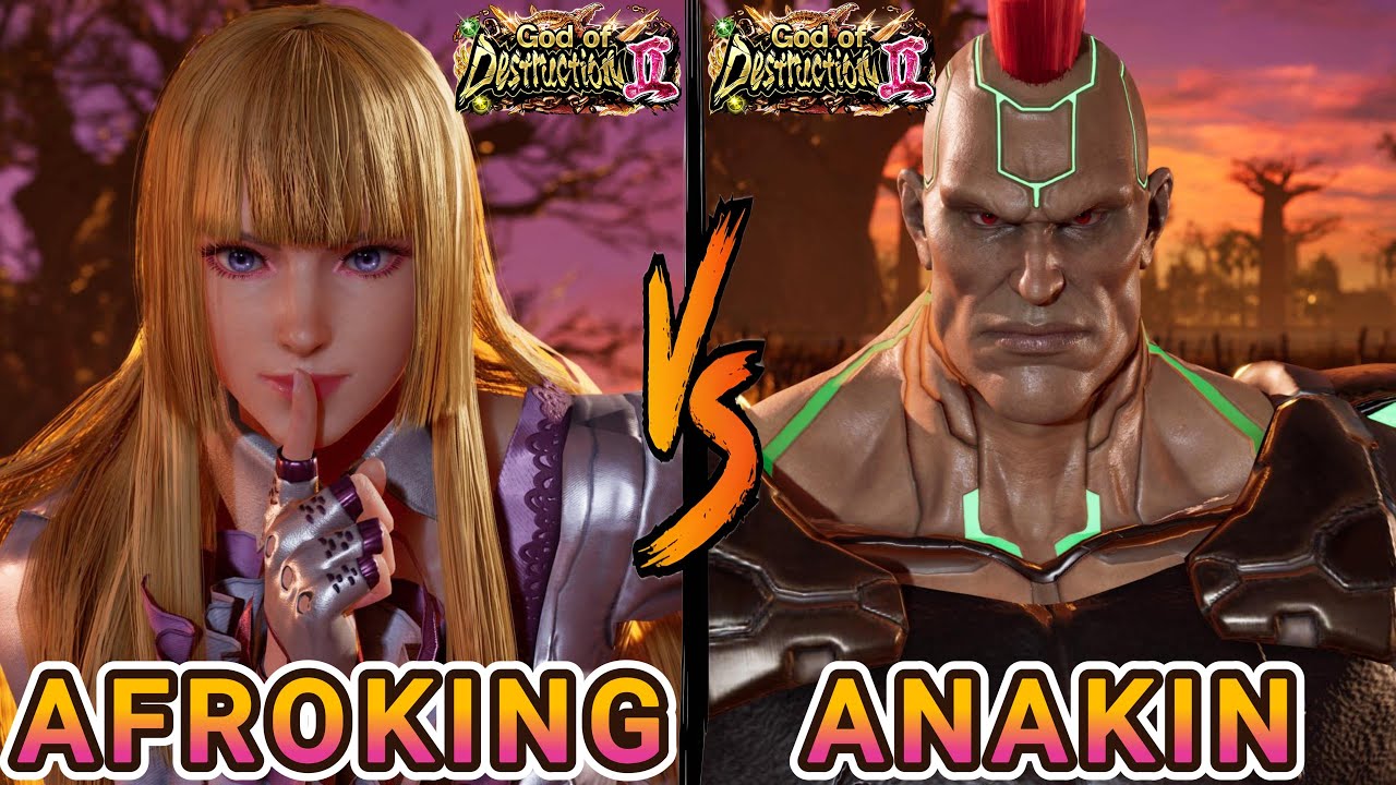 Афрокинг (Лили) против Энакина (Джек-8) | Tekken 8 &ndash; Элегантное уклонение против механического пр...