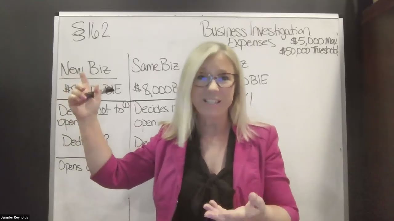 Business Investigation Expenses
