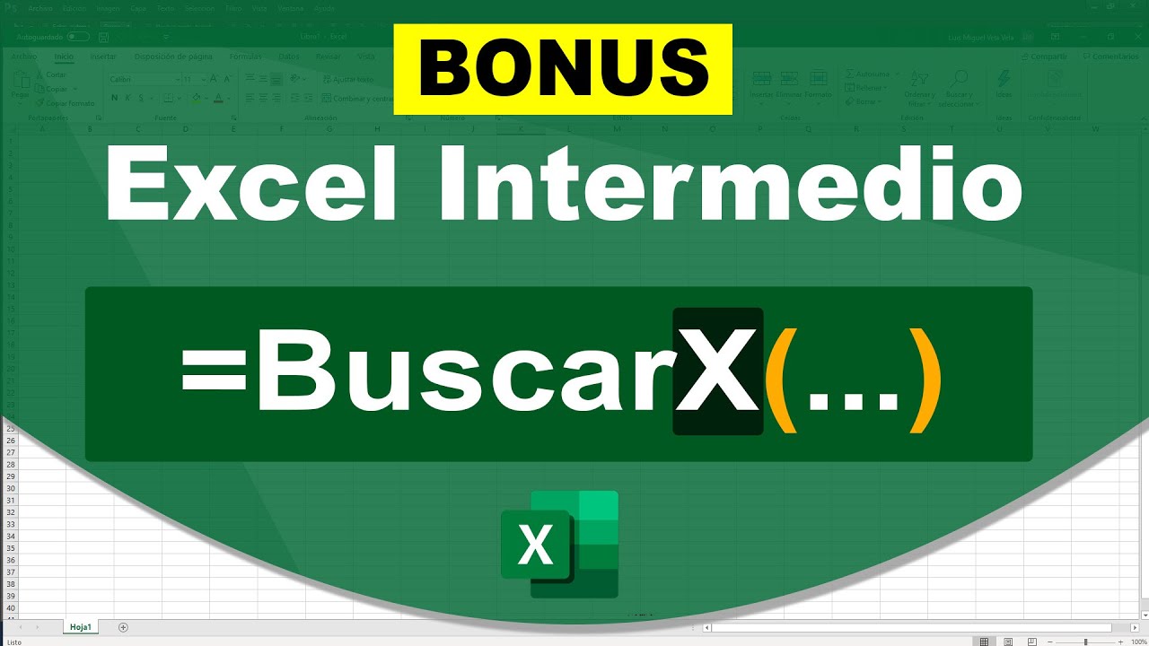 FUNCI&Oacute;N BUSCARX EN EXCEL