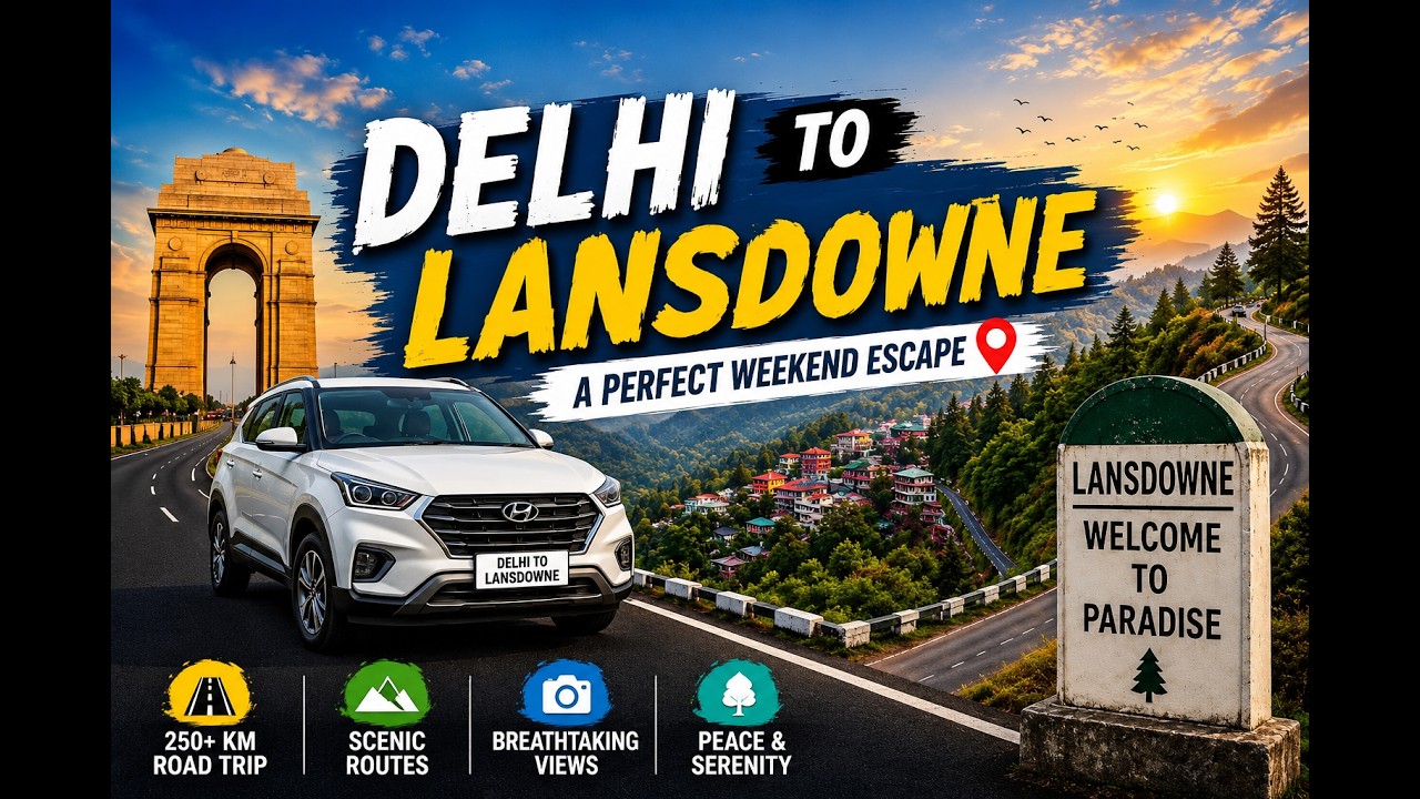 Delhi to Lansdowne: The Ultimate Road Trip Guide! | Uttarakhand |@RoadTripwithAS