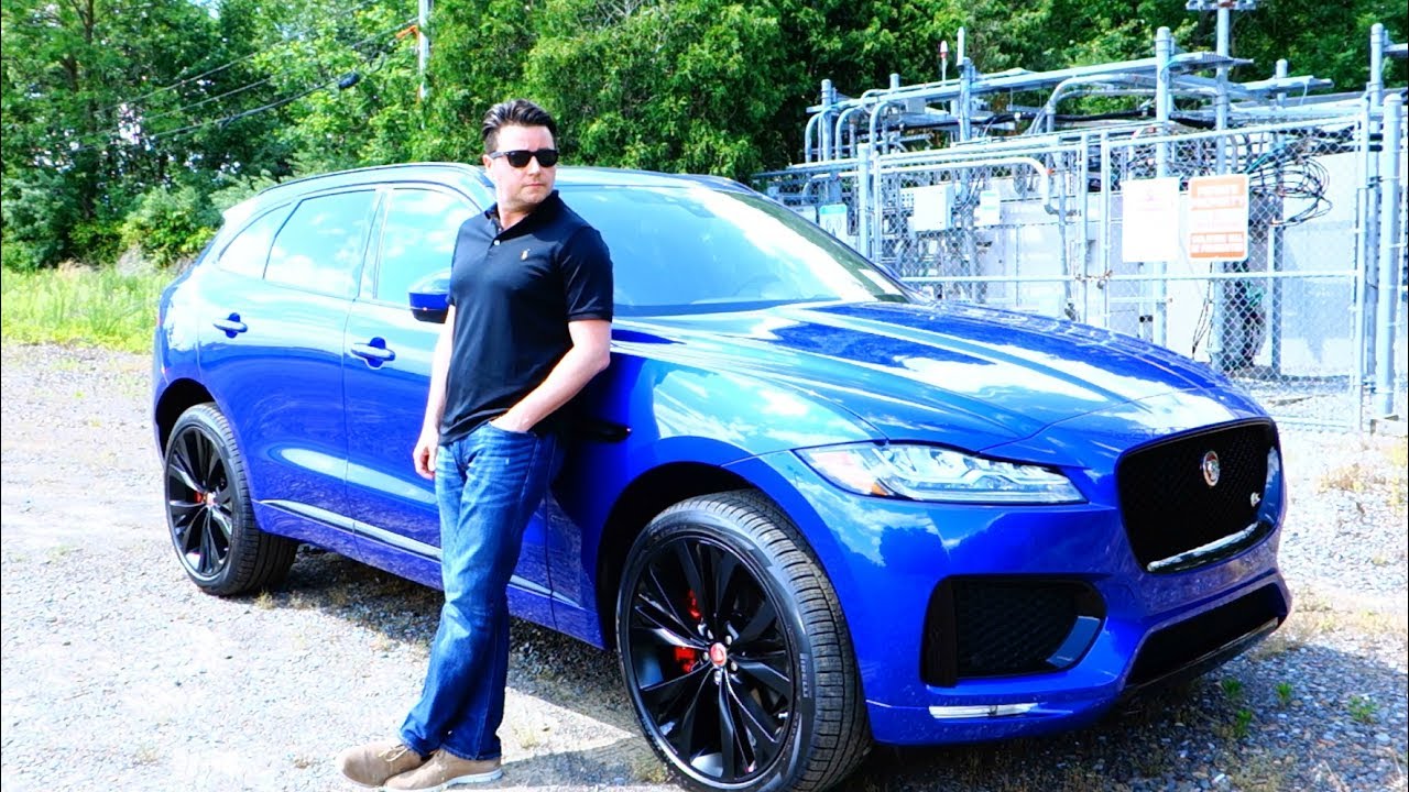 Jaguar F-Pace S 2018 SUV 380HP Review RARE Caesium Blue