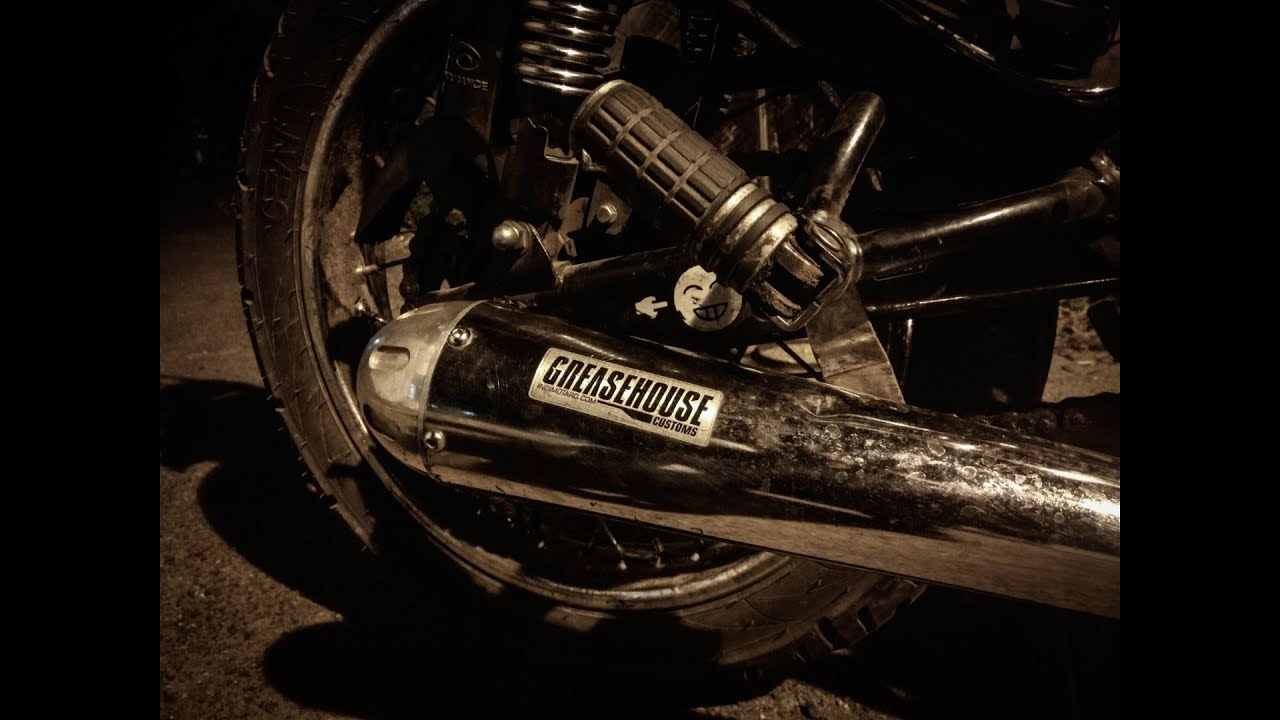 GREASEHOUSE CUSTOMS Exhaust | RE Thunderbird 350