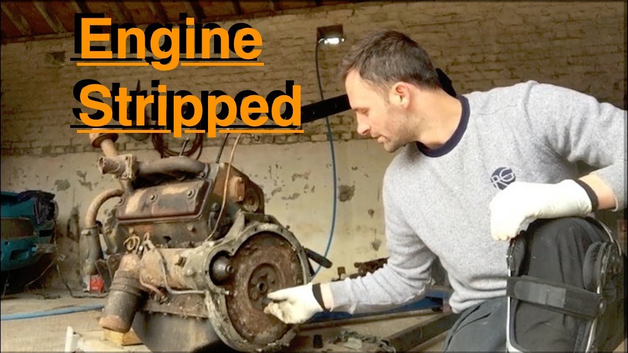 Land rover series 1, (107). Engine stripped. Episode 7.
