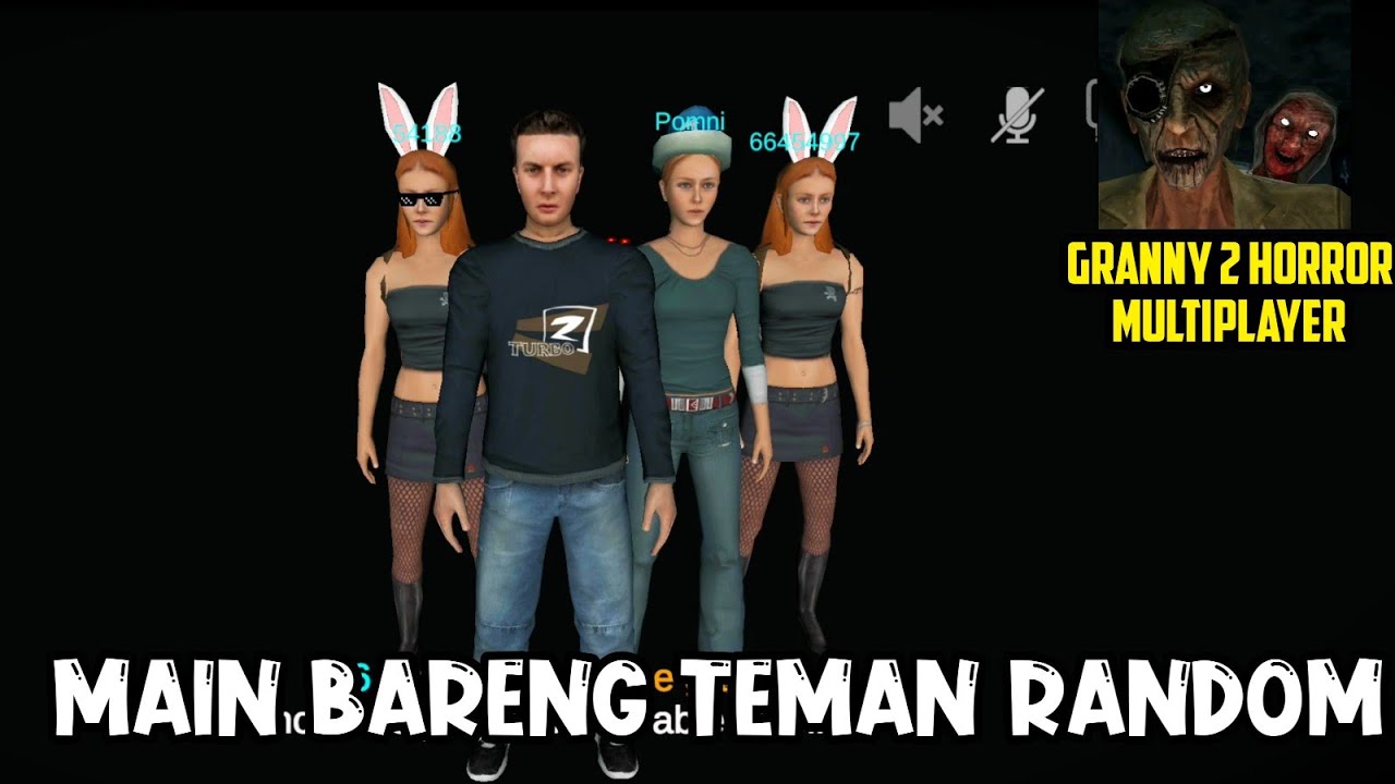 Main Bareng Teman Random  -  Granny 2 Horror : Multiplayer Indonesia