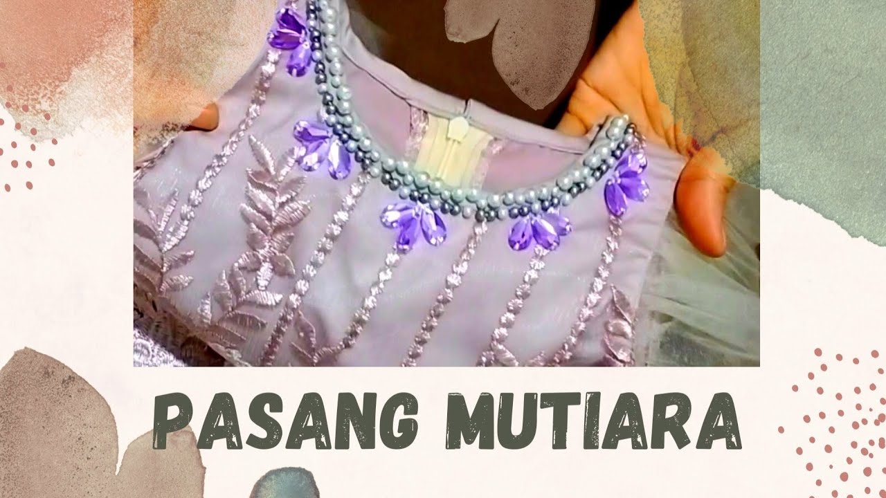 payet mutiara rangkai  #setsequin #pasangpayet