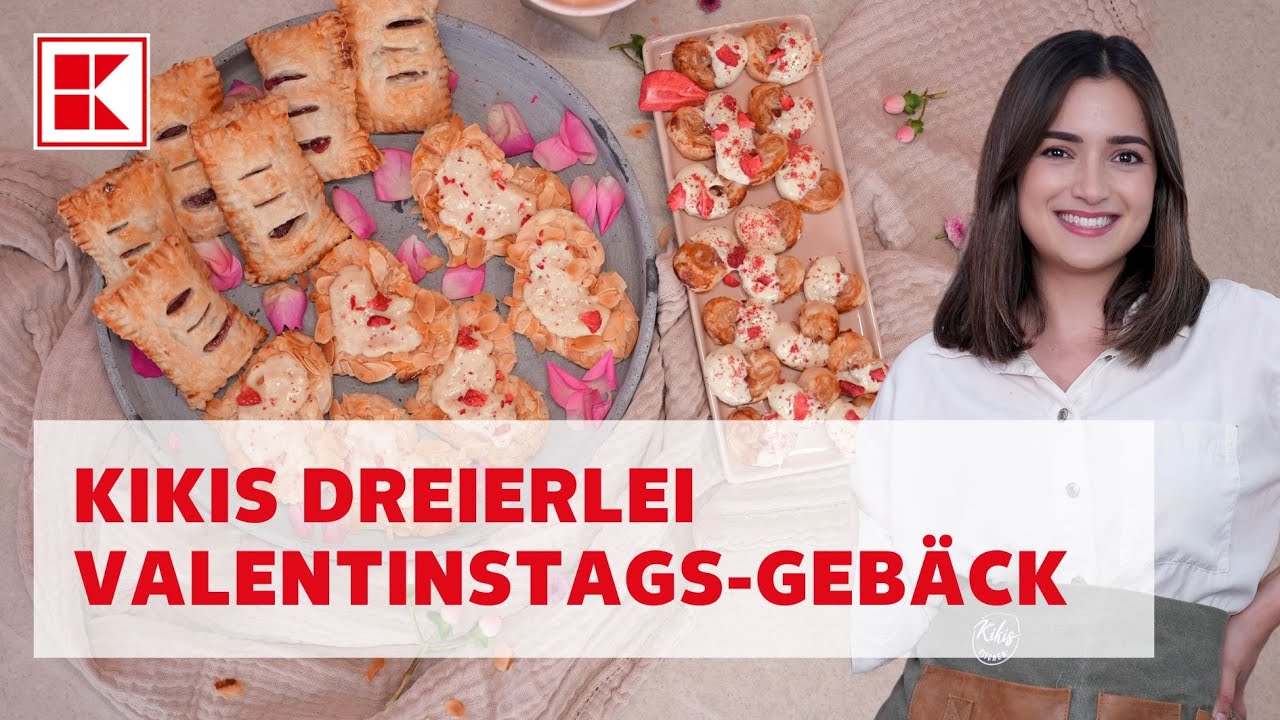 Dreierlei Gebäck zum Valentinstag | Kaufland