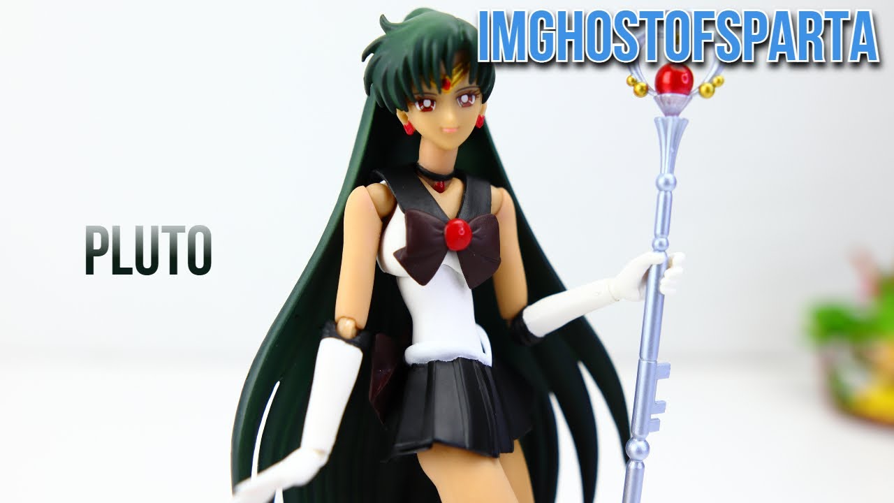 S.H Figuarts Sailor Pluto Animation Color Edition ftom Sailor Moon Action Figure Review