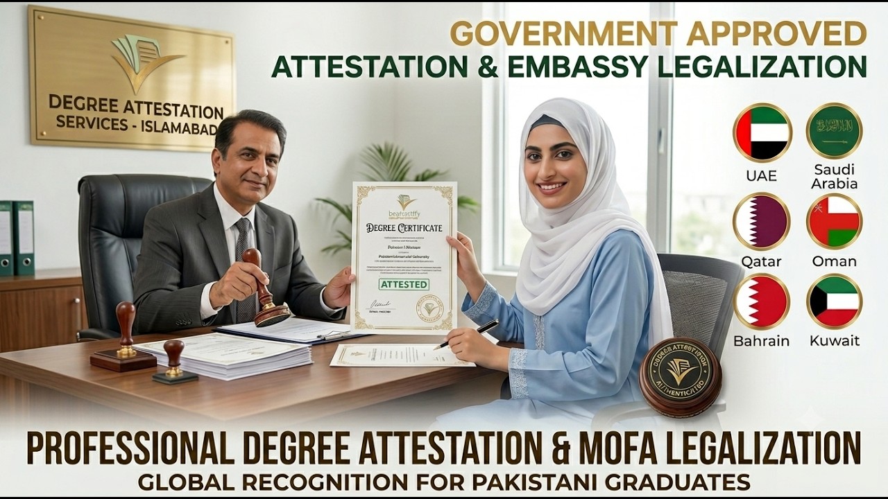 How to Get Document Attestation in Pakistan | MOFA, HEC & Apostille Guide