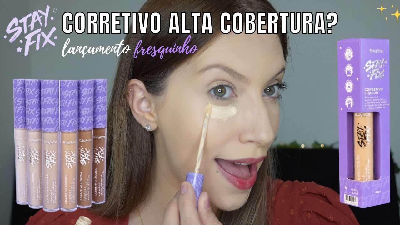 NOVO CORRETIVO STAY FIX RUBY ROSE *lançamento*