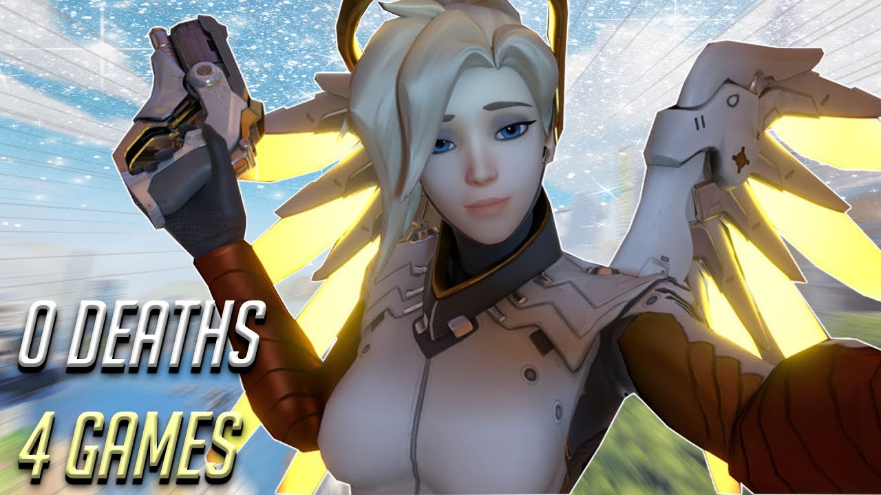 0 Deaths in GM/Top 500 💋 | Grandmaster Mercy | Overwatch 2