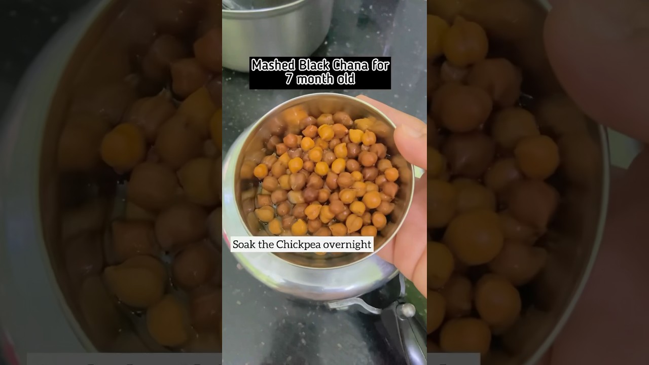 Mashed chickpeas for 6 months+