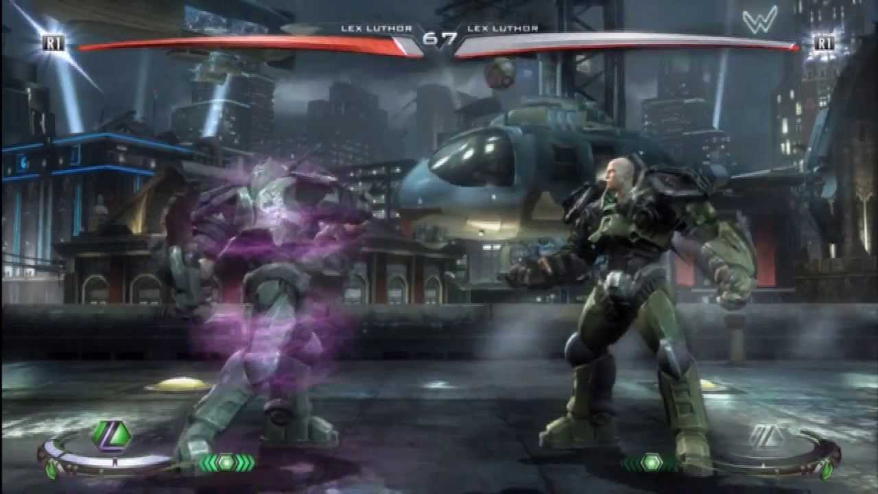 IGAU - Lex Luthor Combo Compilation - Injustice Demo