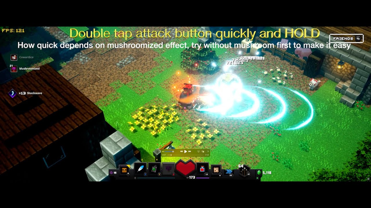 Minecraft Dungeons | Sawblade Last-Attack Spam Guide