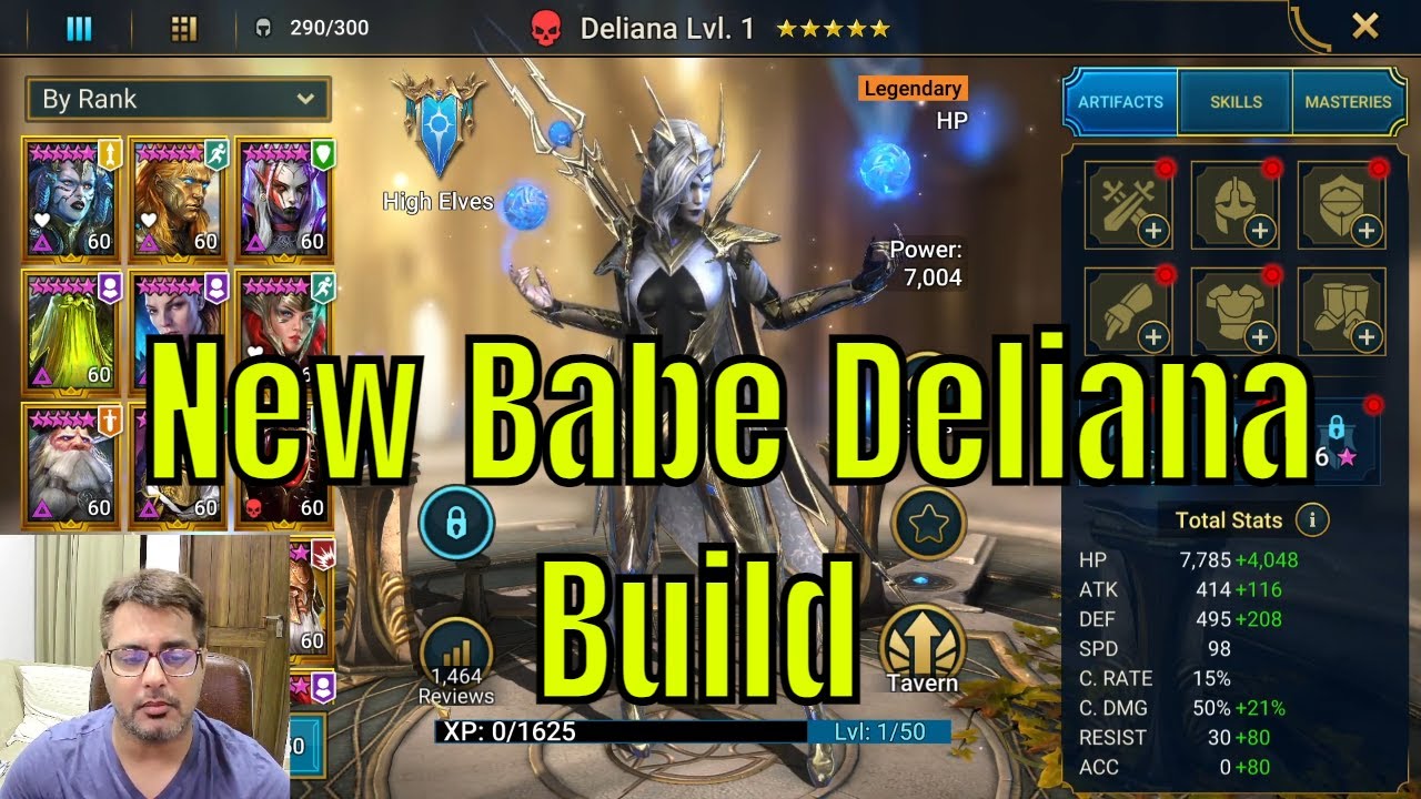 Free Legendary Deliana / Build / Masteries - Raid Shadow Legends (Hindi)