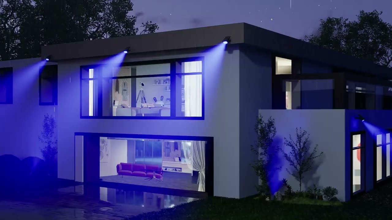 T-SUN Blue Solar Outdoor Spotlights: Ultra Bright, Waterproof & Adjustable Garden Lighting Guide