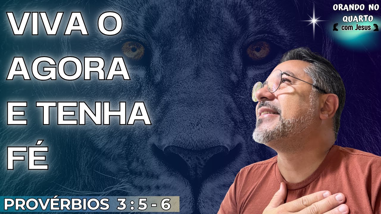 VIVA O AGORA E TENHA FÉ. (Provérbios 3 : 5 - 6)