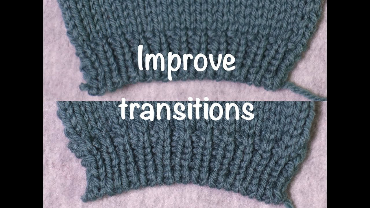 Refining the Transition from Ribbing to Stockinette // Technique Tuesday