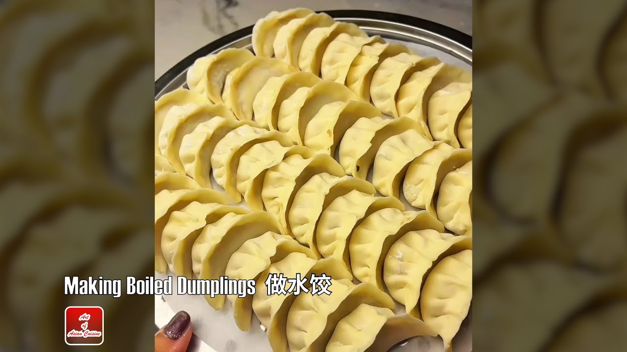 Classic Chinese Boiled Dumplings 🥟 | 水饺