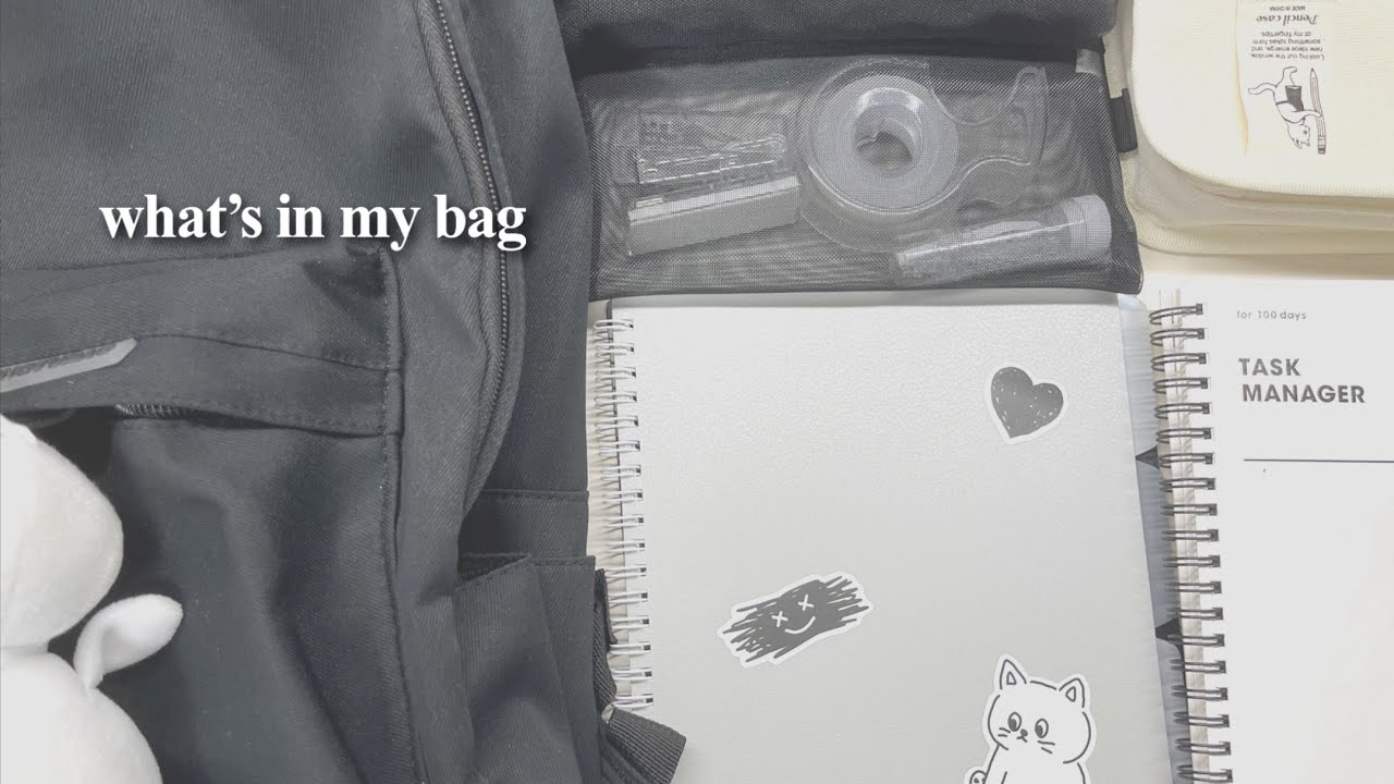 14년생 예비 초6의 what’s in my bag ￼(새학기 가방싸기) #14년생 #bag #pencilcase #초6 #브이로그 #vlog #새학기