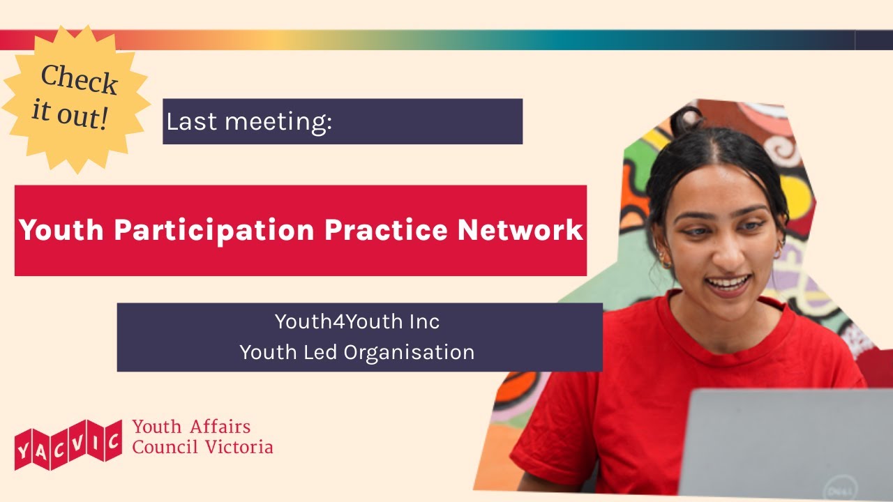 Youth 4 Youth Inc youth-led organisation - YPPN 20 May 2025
