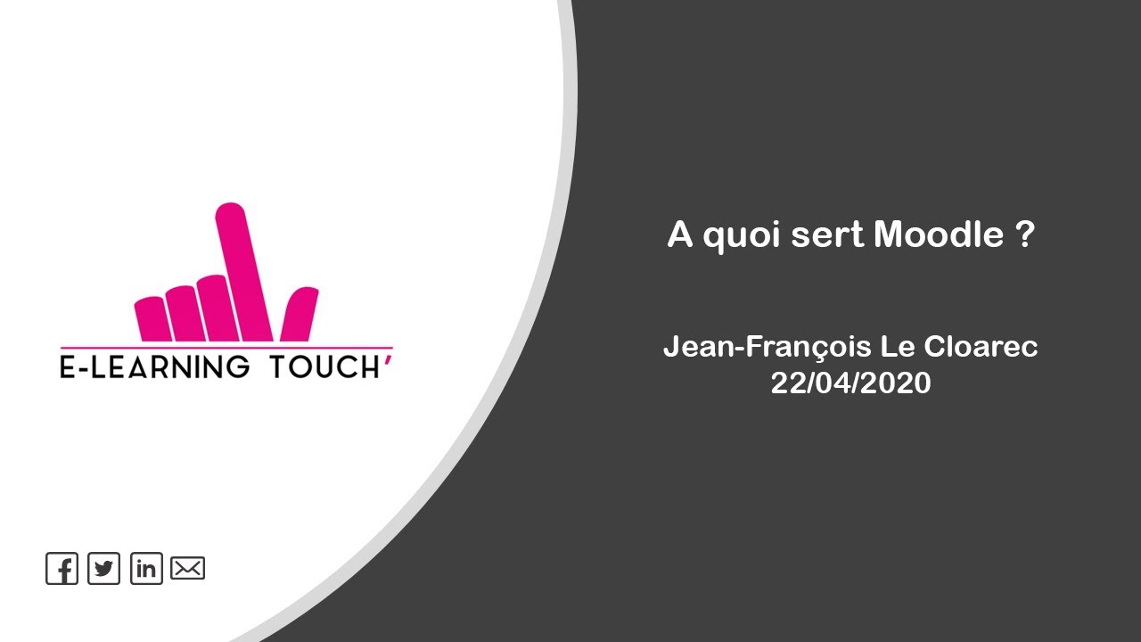 Webinar Moodle : A quoi sert Moodle ?