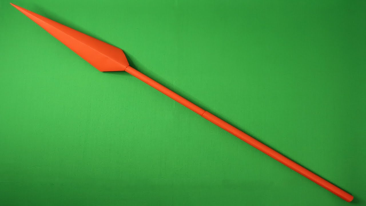 DIY - How to make a SPEAR using A4 Paper | Easy | Tutorial
