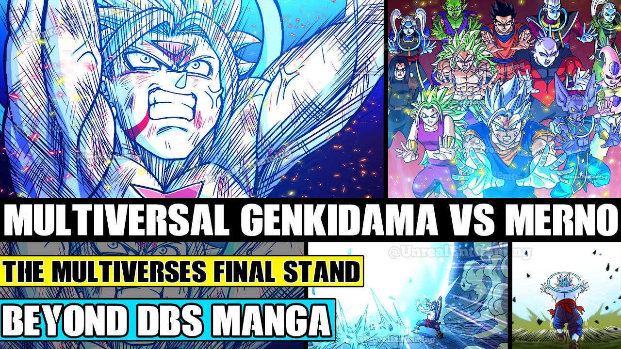 Beyond Dragon Ball Super: The Multiversal Genkidama Vs Merno! Universal Warriors Unite Against Merno