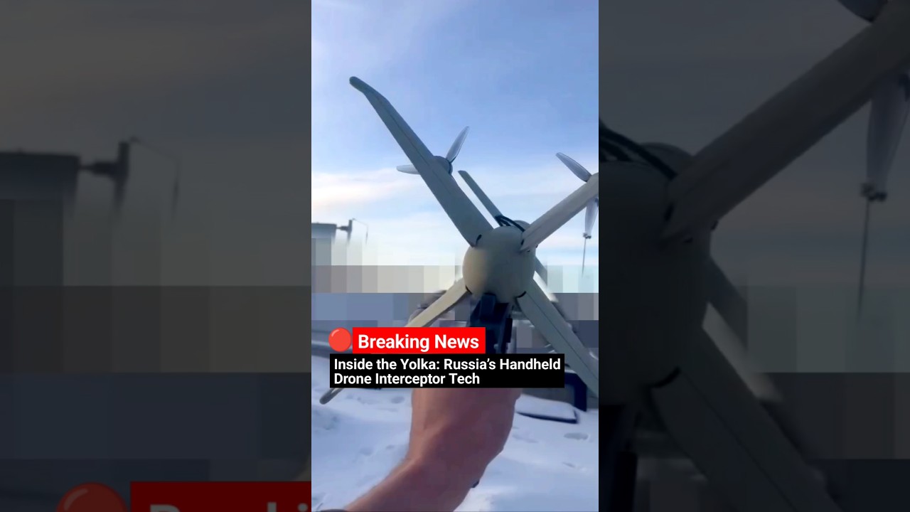 🔴 BREAKING NEWS: Inside the Yolka: Russia&rsquo;s Handheld Drone Interceptor Tech