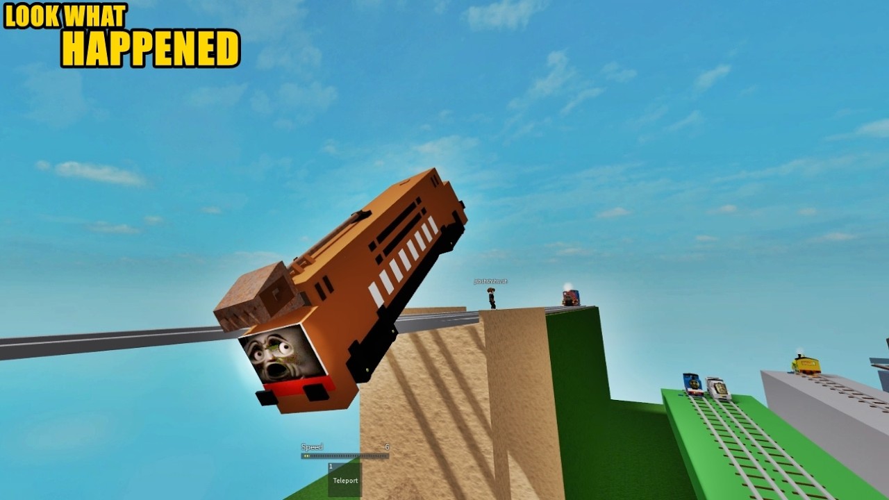 Realistic Roblox Thomas Train Crash &ndash; Massive Collisions and Total Destruction 11 Accidents Happen