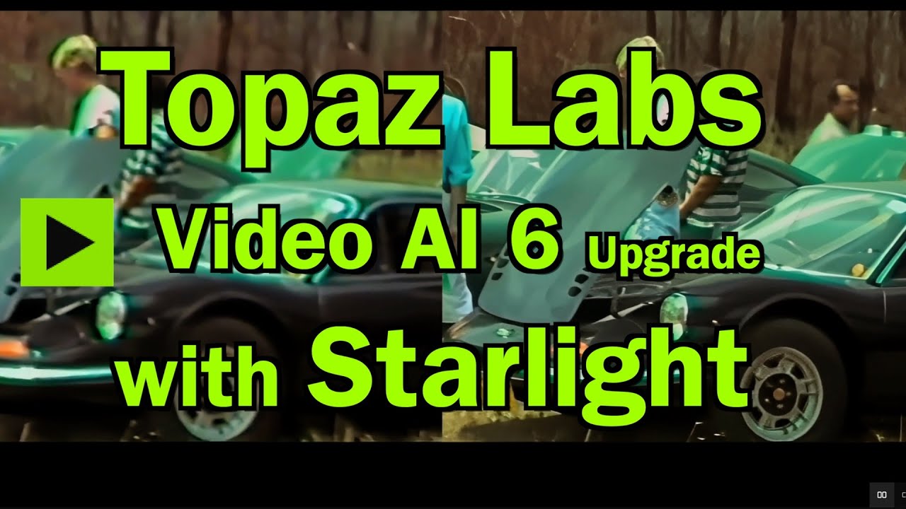 Topaz Starlight AI делает старые VHS-кассеты ПОТРЯСАЮЩИМИ!