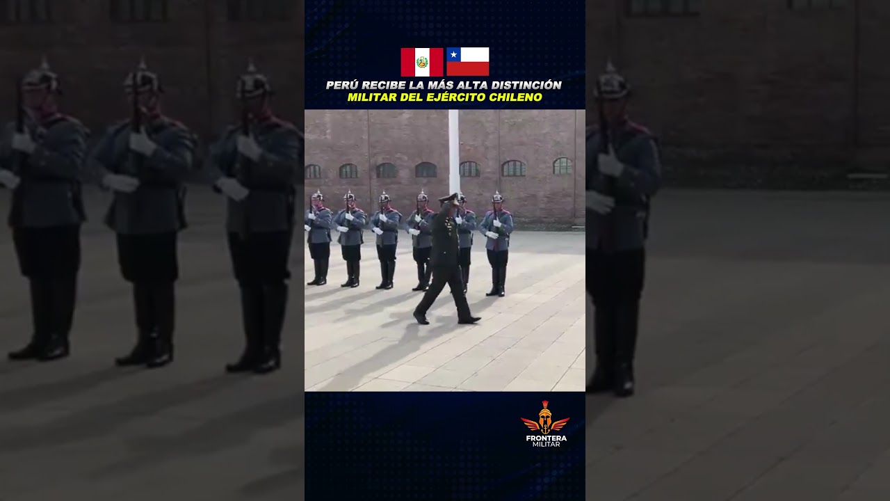 El Ej&eacute;rcito de Chile condecora al Comandante General del Per&uacute;