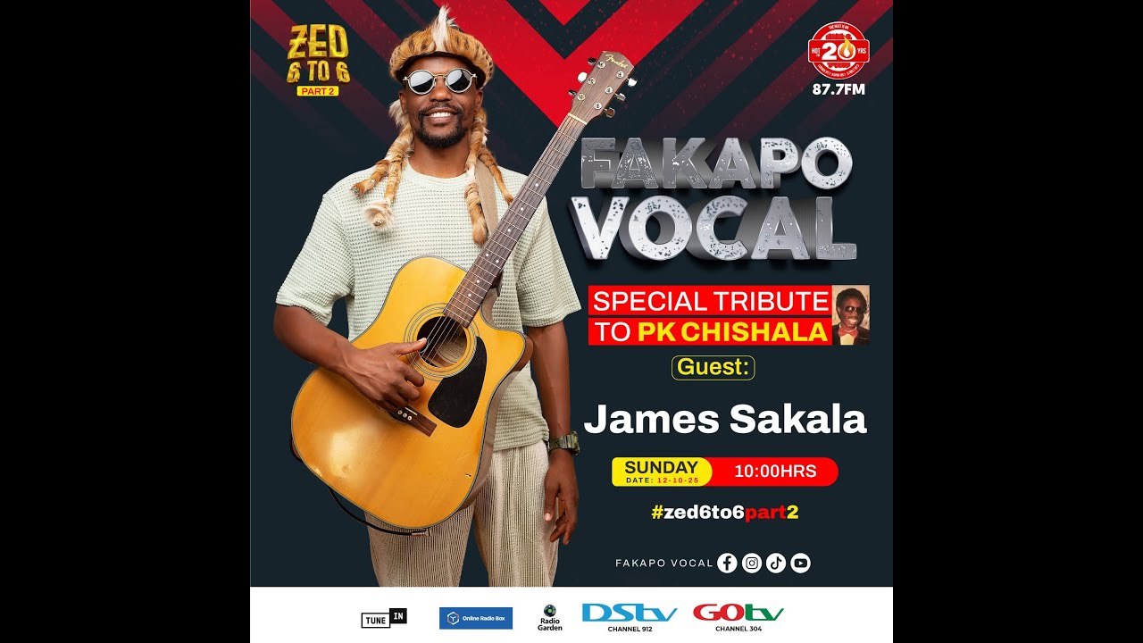 FAKAPO VOCAL - JAMES SAKALA (Special PK Chishala Tribute)