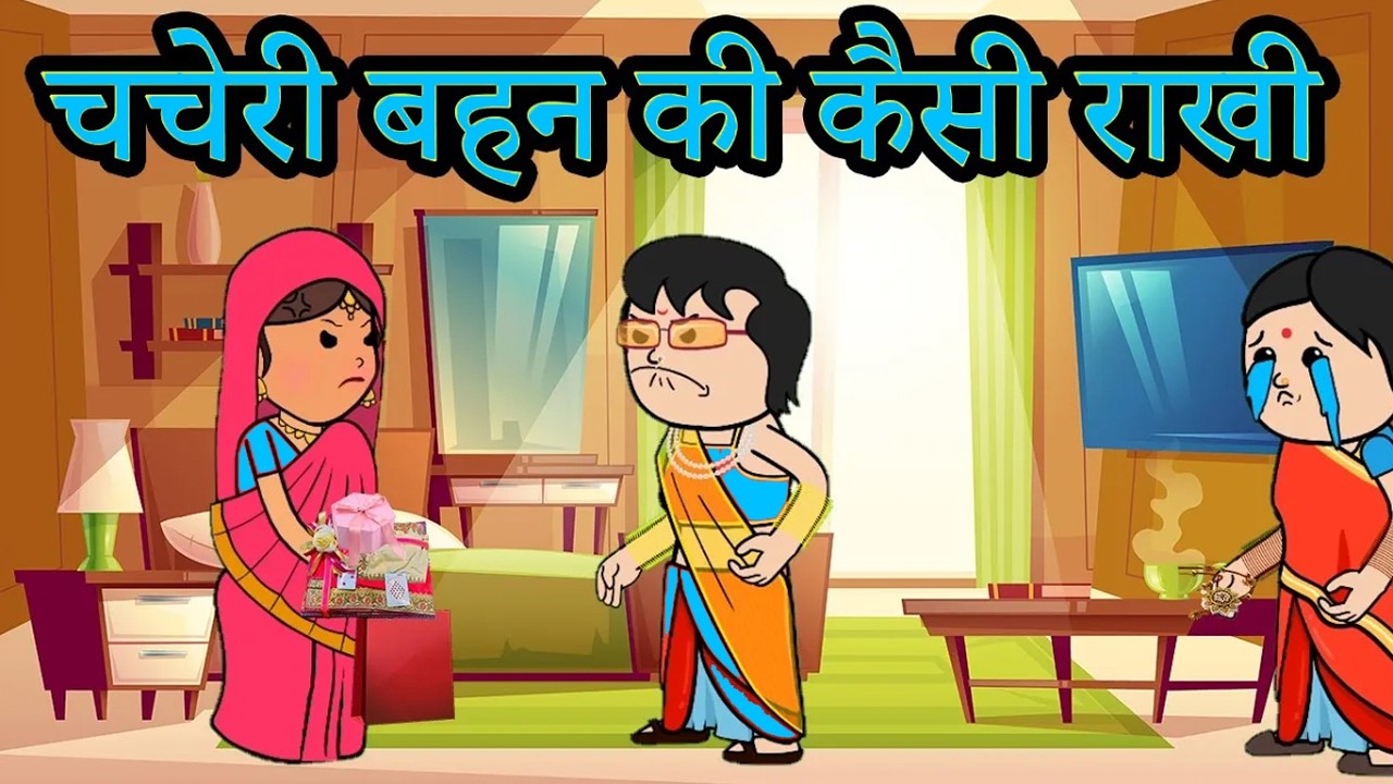 चचेरी बहन का कैसा रक्षाबंधन | 😡😭😭 (ghar ghar ki kahani cartoon me) moral story