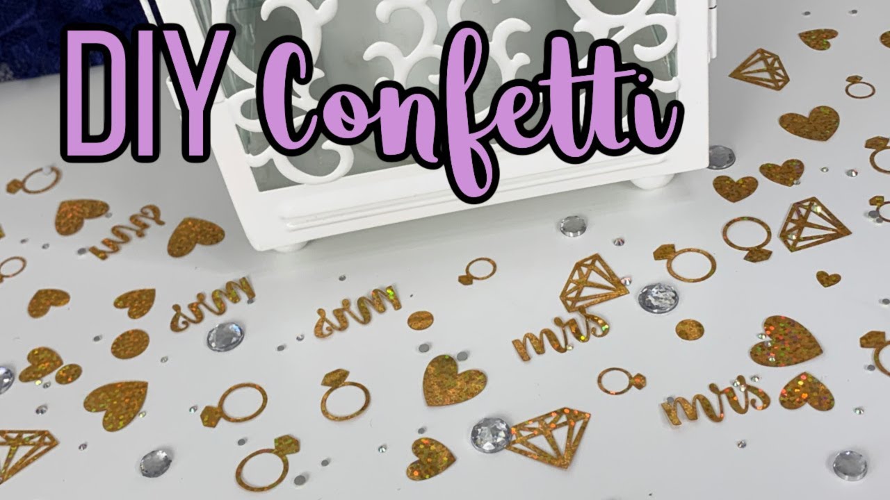How to Make DIY Confetti with Cricut | Cricut Party Foil Projects