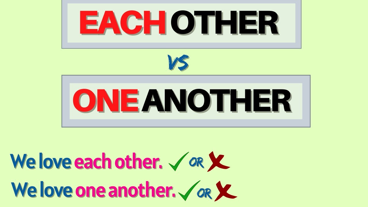 RECIPROCAL PRONOUNS in detail || EACH OTHER vs ONE ANOTHER || A detailed lesson 💯