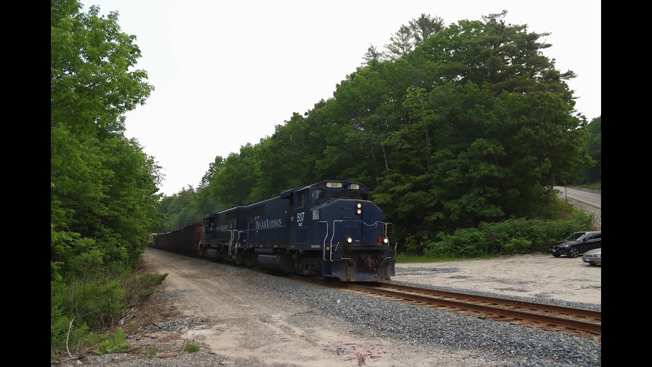 MEC 517 Leads CSX L054w, and L053w Chisholm, ME to Gray, ME (6/12/2025)