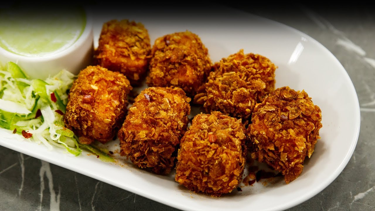 Kurkure Paneer Recipe - Crunchy Evening Snack - CookingShooking