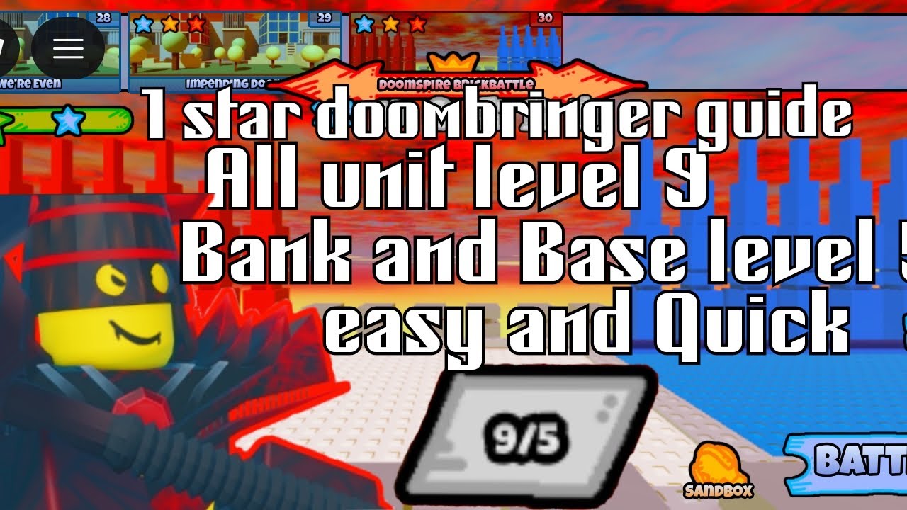 1 Star doombringer guide easy and Quick | The battle brick