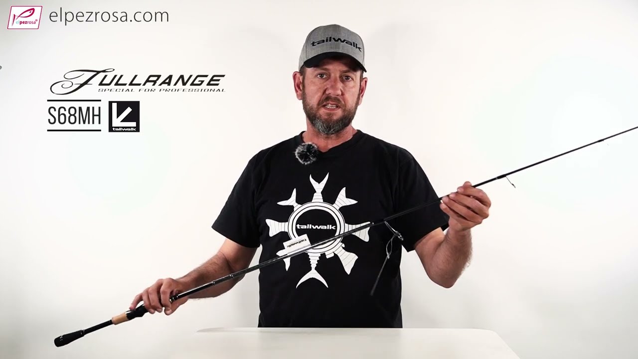 Tailwalk Fullrange S68MH Caña de Spinning Black Bass