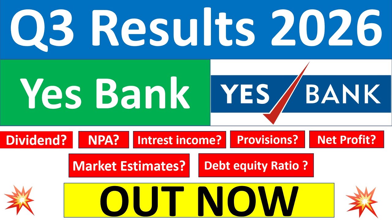 Yes Bank q3 results 2026 | Yes Bank results today | Yes Bank Share News | Yes Bank Share latest news